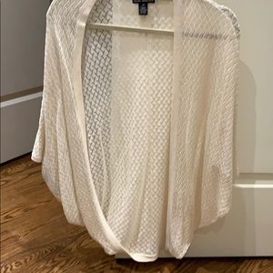 Cream Shrug Summer Cardigan